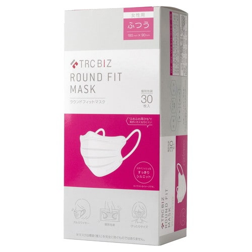 TRCBIZラウンドフィットマスクふつう 30枚