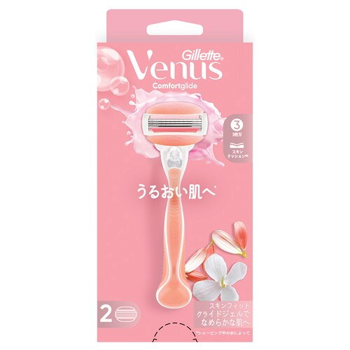 ヴィーナスうるおい肌WHティー2Bホルダー替刃2個