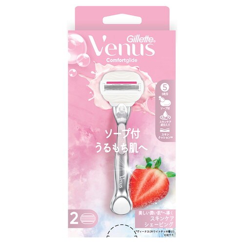 ヴィーナスうるもち肌イチゴ畑2Bホルダー替刃2個付