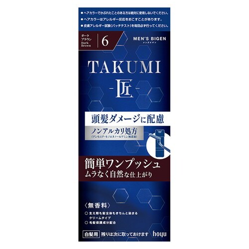 メンズビゲンTAKUMI6ダークブラウン×27個
