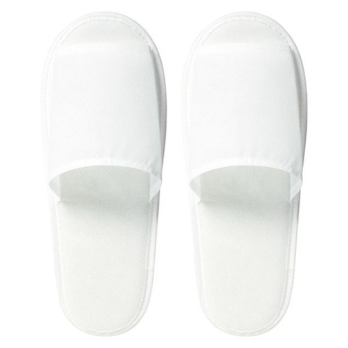 SB−070 不織布スリッパXL 10足 WH