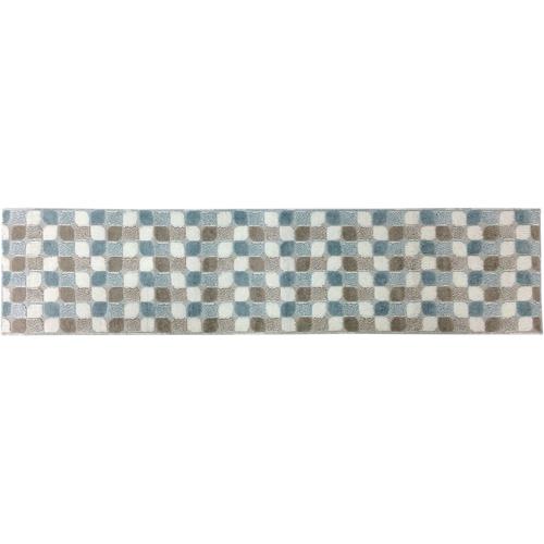 リベルタ インテリアマット 60×252ブルー