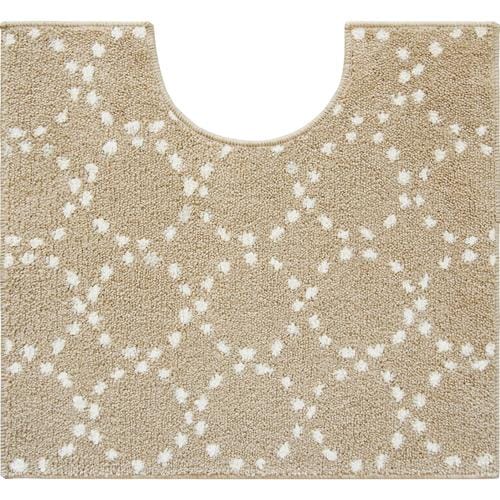 ナチュラルトイレマット55cm ドットベージュ