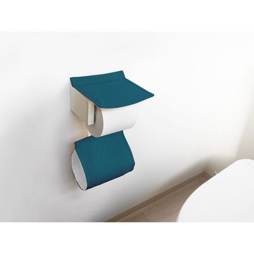 ナチュラルペーパーホルダーカバーブルー