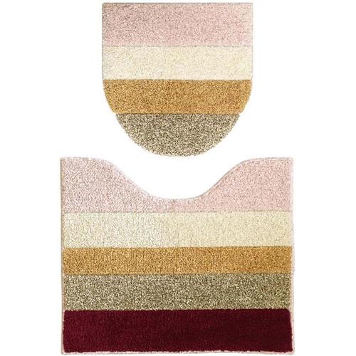 トイレ2点セット兼用フタタイプ ピンク