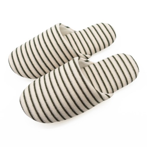 パイルボーダーソフト Mサイズ ベージュ 10足