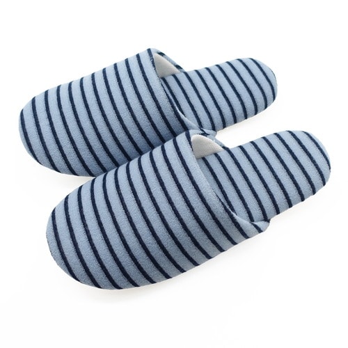 パイルボーダーソフト Mサイズ ブルー 10足