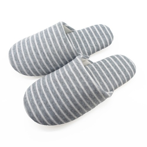 パイルボーダーソフト Lサイズ グレー 10足