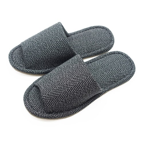 ヘリンボーン外縫い Lサイズ ネイビー 10足