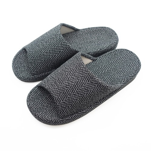 ヘリンボーンコンフォート L ブラック 10足