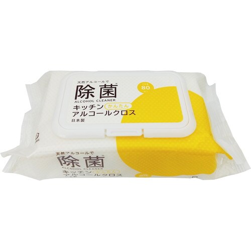 スンデク除菌キッチンアルコールクロス 80枚