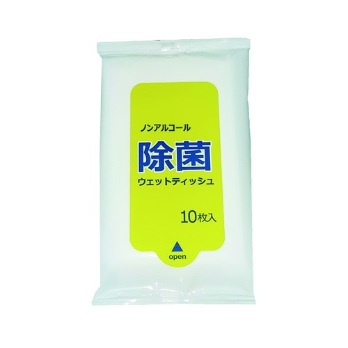 ノンアルコール除菌ウェット10枚×100個
