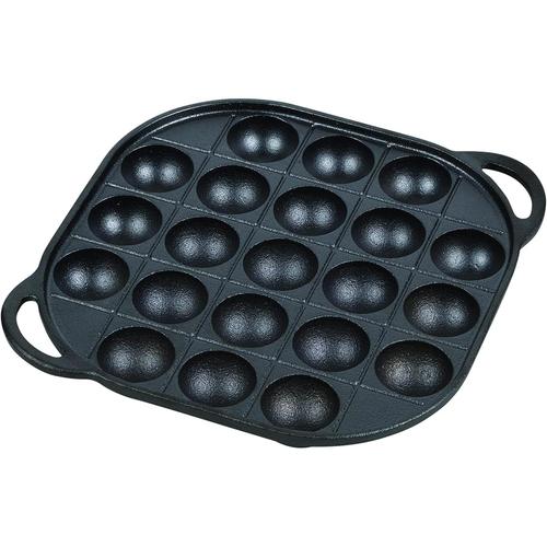 鉄鋳物製 たこ焼きプレート 21穴 スプラウト