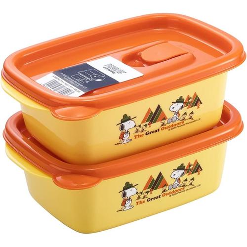 フラップ付きコンテナー 400 スヌーピー 2個入