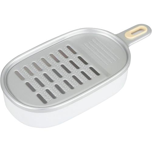 受け皿付き アルミ おろし器