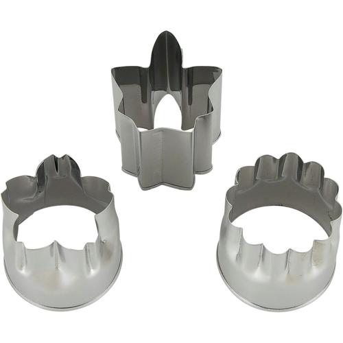 ステンレス 野菜抜き型 花 3個組