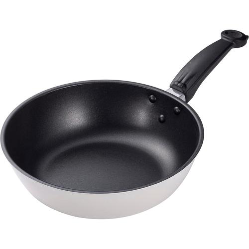 ねこの 炒め鍋 24cm IH対応 ウォームグレー