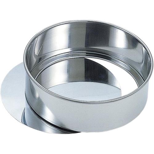 ステンレスホ ールケーキ型 底取式 18cm