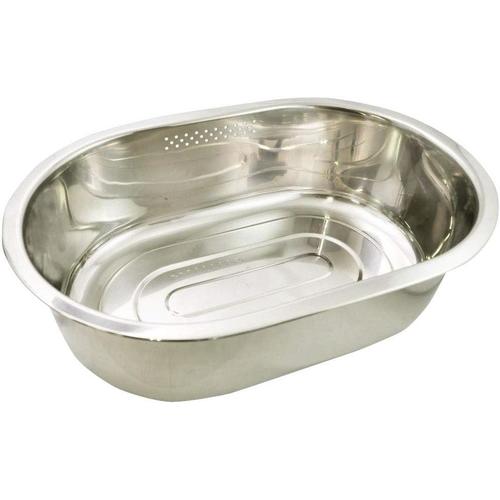 洗い桶 小判型 脚高ゴム付