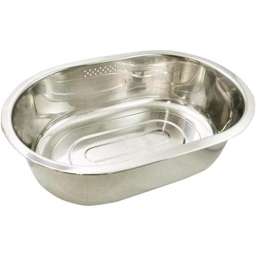 小判型 洗い桶 ゴム脚付き 小