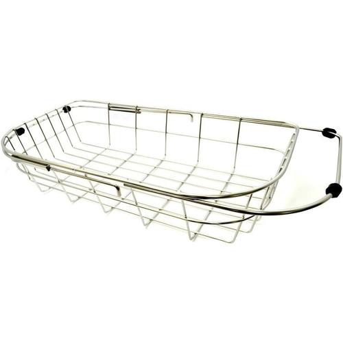 水切りかご 浅型 スライドシンクバスケット