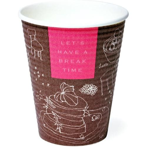 断熱エンボス 紙コップ ブレイクタイム 50個入