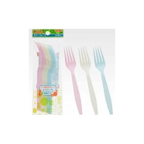 カラーフォーク 17cm 10本入 フォーク