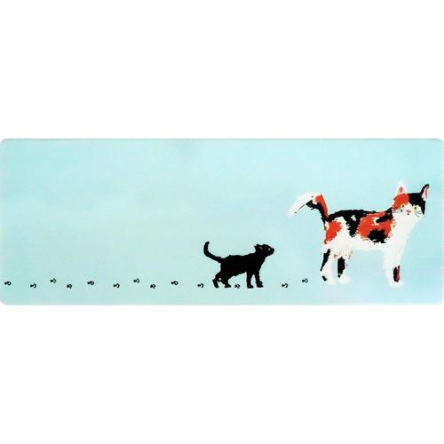 拭ける北欧風キッチンマット 120cm