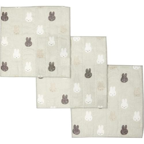 かや織り ふきん 3枚 ミッフィー