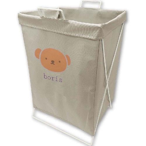 折り畳める ランドリーバスケット 横型 ボリス