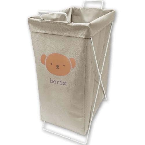 折り畳める ランドリーバスケット 縦型 ボリス