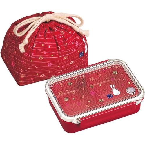 弁当箱 500ml巾着袋付 月花