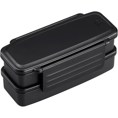 弁当箱 二段 仕切付 モノトーン