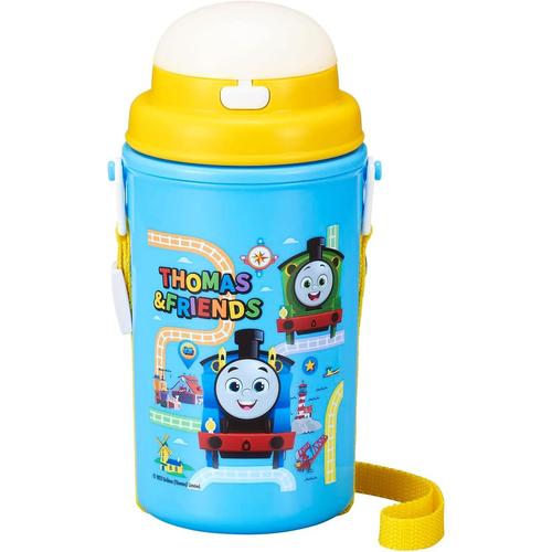 ストロー付き水筒 450ml きかんしゃトーマス