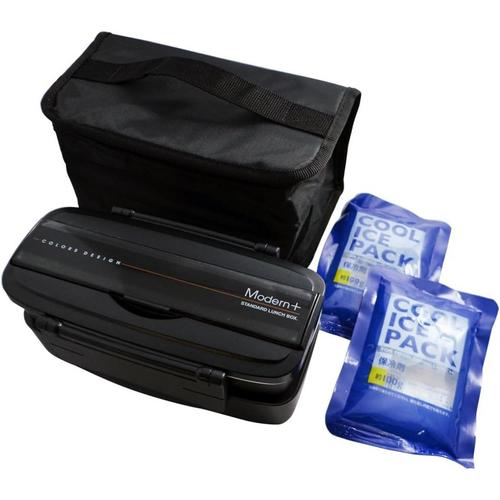 2段 弁当箱 保冷バック 保冷剤付き