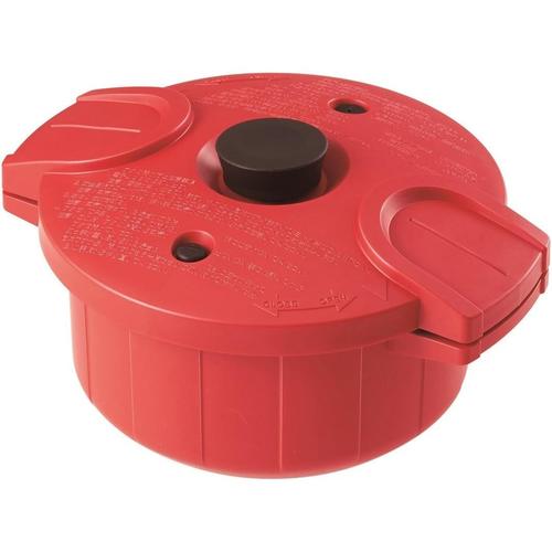 電子レンジ 圧力鍋 極み味レッド