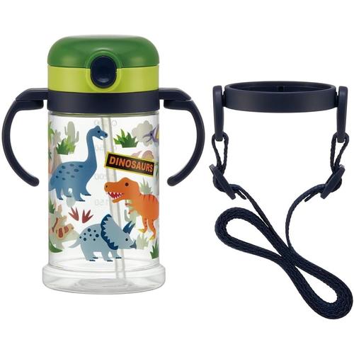 ベビー用マグカップストロー付き370mlディノ
