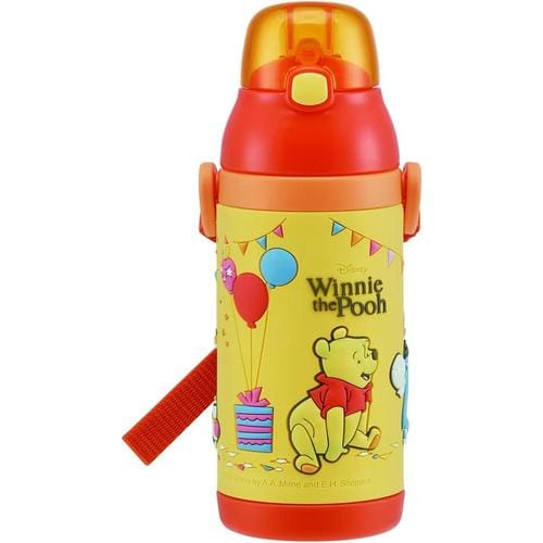 子供用 水筒 ストロー飲み プーさん