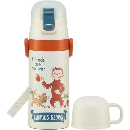 子供用 水筒 ストロー コップ おさるのジョージ