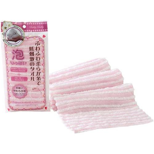 バブリーバブリー ボディタオル ピンク
