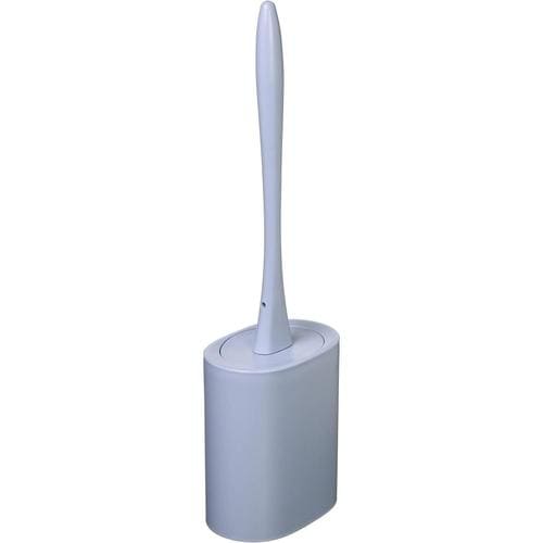 カラーデコ トイレブラシ ケース スモークブルー