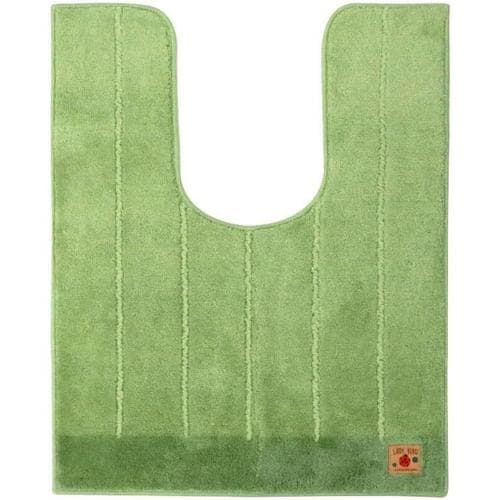 シャンフル トイレマット 耳長ロング グリーン