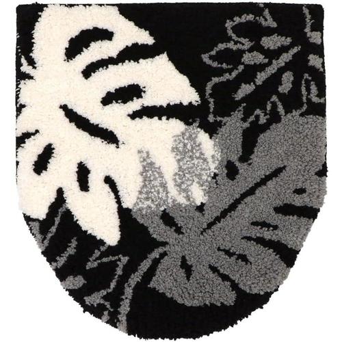 モノ・ステラ 兼用 トイレフタカバー ブラック