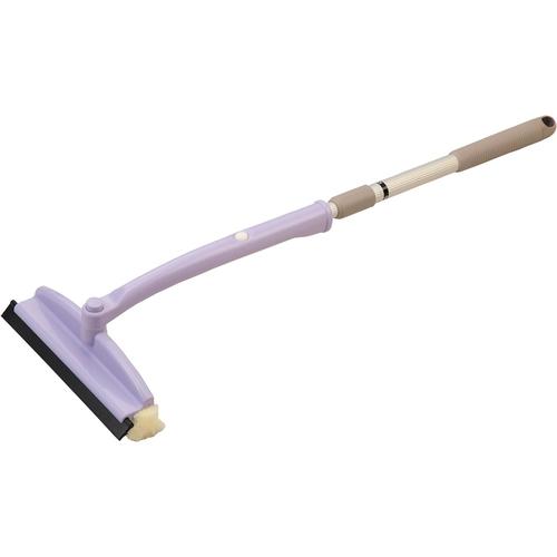 回転ガラスクリーナー 伸縮柄付き