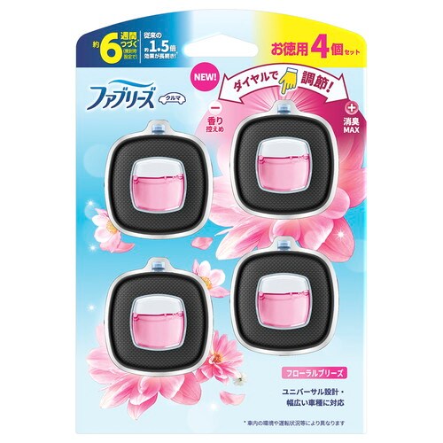 ファブリーズイージークリップフローラル 4P×6