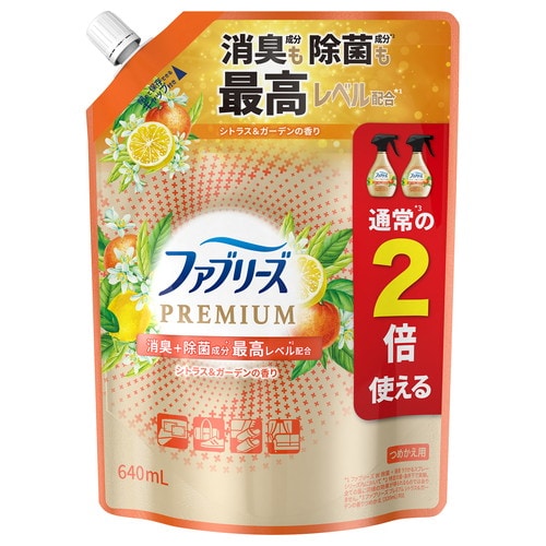ファブリーズプレミアムシトラス替 640ML×12