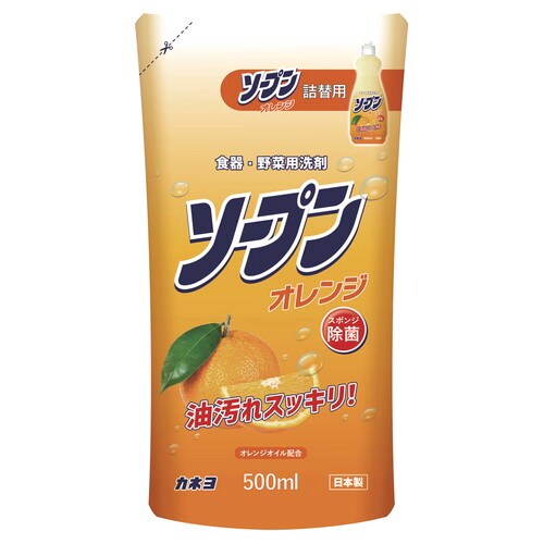 ソープンオレンジ詰替 500ML×24