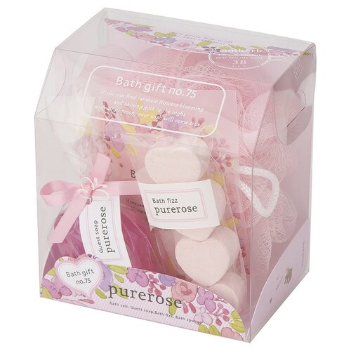 サンハーブ3バスギフト75ピュアローズ×24