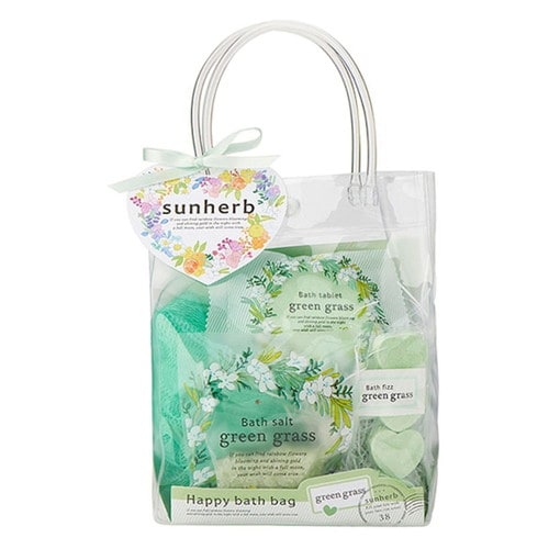 サンハーブ3ハッピーバスバッググリーングラス×24