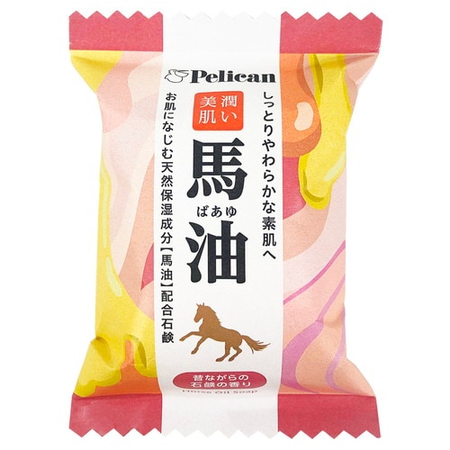 ペリカンファミリー石鹸馬油×96